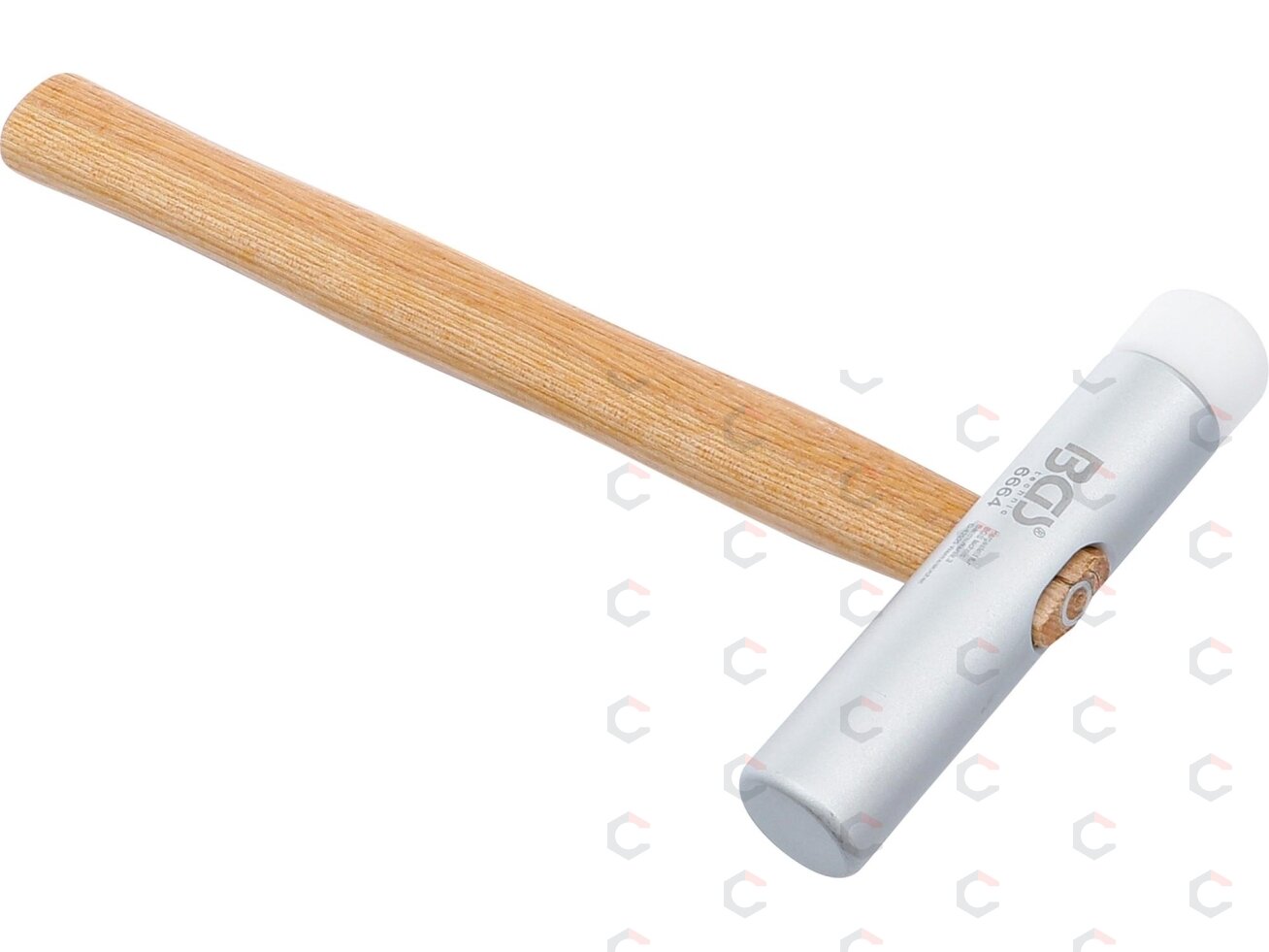 Aliuminio / plastiko plaktukas | ypač ilga galva | 300 g - galva (6664) 1