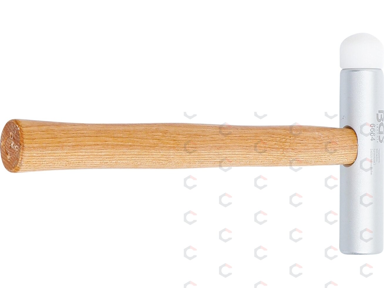 Aliuminio / plastiko plaktukas | ypač ilga galva | 300 g - galva (6664) 3