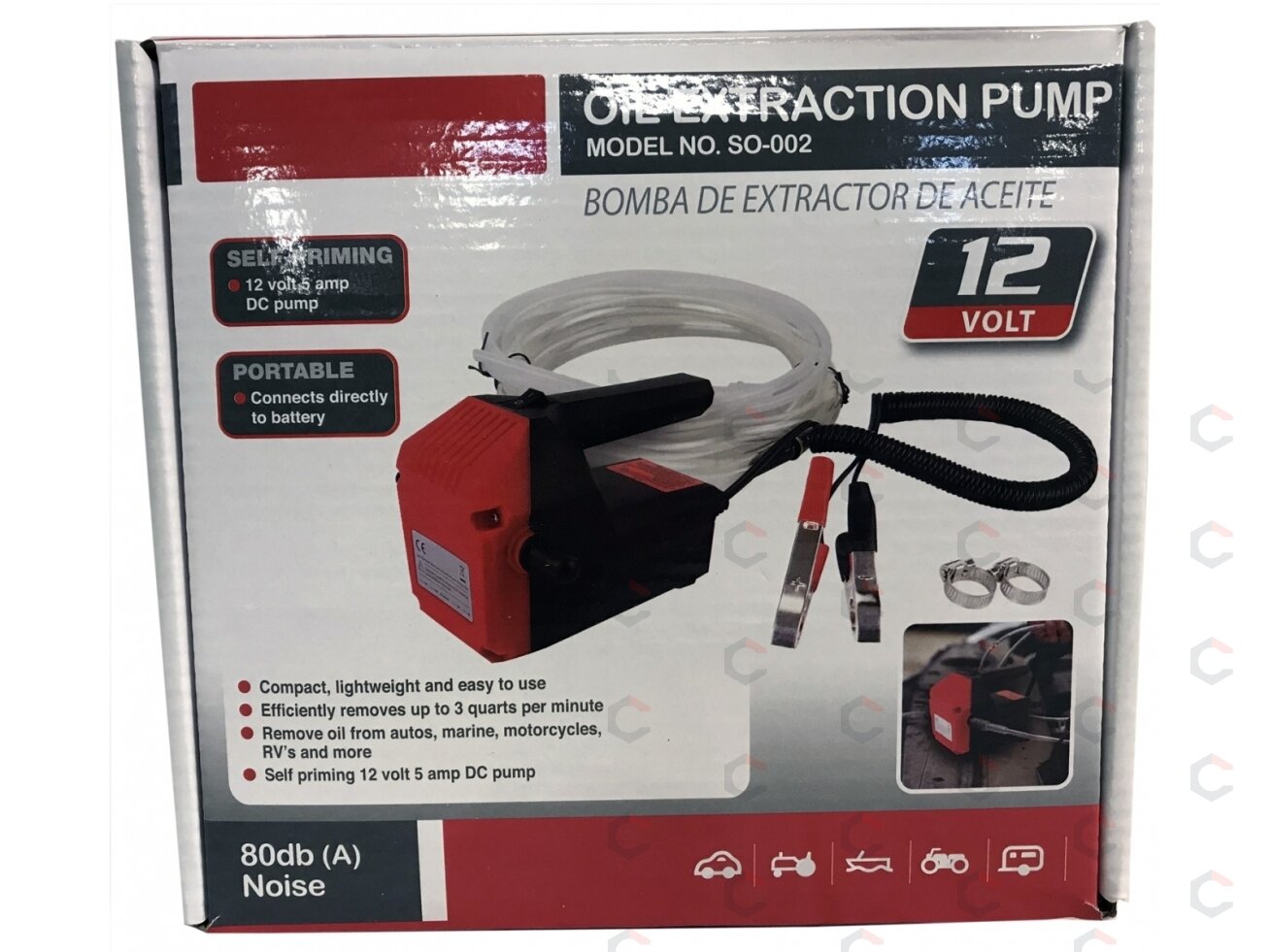 Alyvos ir dyzelino išsiurbimo siurblys | 12 V | 60–80 W (EP12A) 11