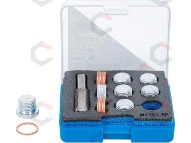 Alyvos išleidimo sriegio remonto komplektas | M17 x 1,5 mm (158) Alyvos išleidimo sriegio remonto komplektas | M17 x 1,5 mm (158)