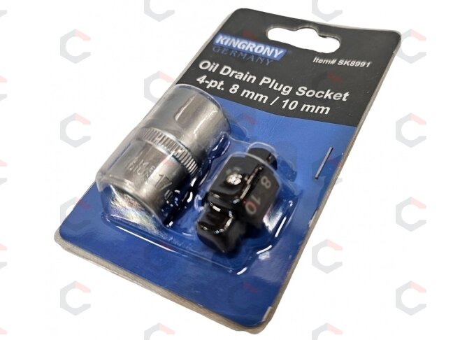 Alyvos išleidimo galvutės | 4 kampai | 8 mm + 10 mm (SK6921) 1