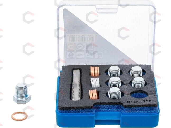 Alyvos išleidimo srauto remonto komplektas | M13 x 1,25 mm (168) 1 Alyvos išleidimo srauto remonto komplektas | M13 x 1,25 mm (168) 1
