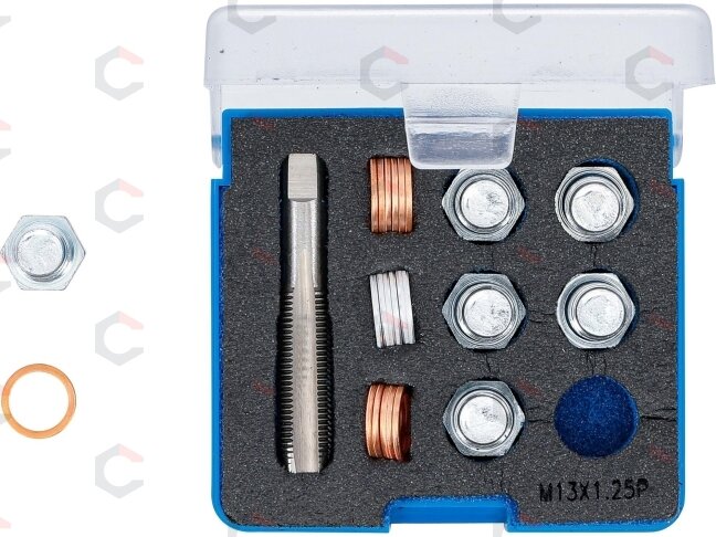 Alyvos išleidimo srauto remonto komplektas | M13 x 1,25 mm (168) 3 Alyvos išleidimo srauto remonto komplektas | M13 x 1,25 mm (168) 3