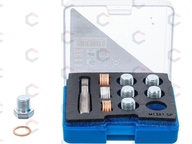 Alyvos išleidimo srauto remonto komplektas | M13 x 1,5 mm (156) Alyvos išleidimo srauto remonto komplektas | M13 x 1,5 mm (156)