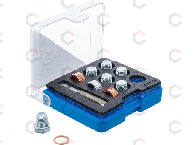 Alyvos išleidimo srauto remonto komplektas | M13 x 1,5 mm (156) 1 Alyvos išleidimo srauto remonto komplektas | M13 x 1,5 mm (156) 1