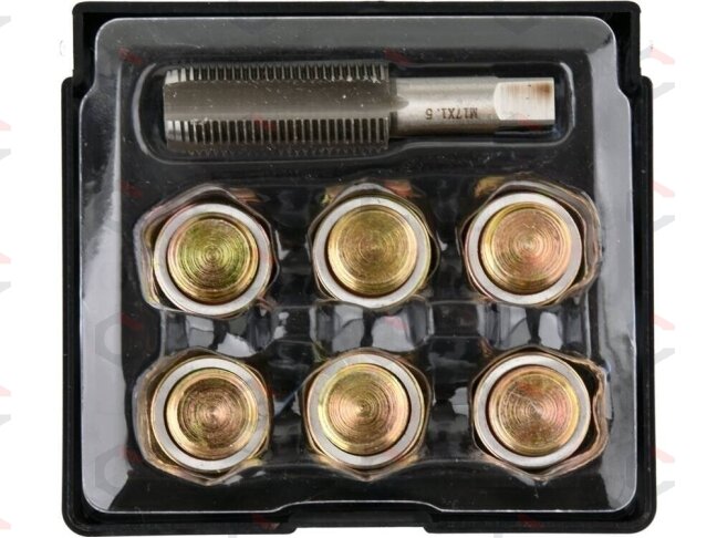 Alyvos išleidimo srauto remonto komplektas | M14X1.25 mm (YT-17568) Alyvos išleidimo srauto remonto komplektas | M14X1.25 mm (YT-17568)