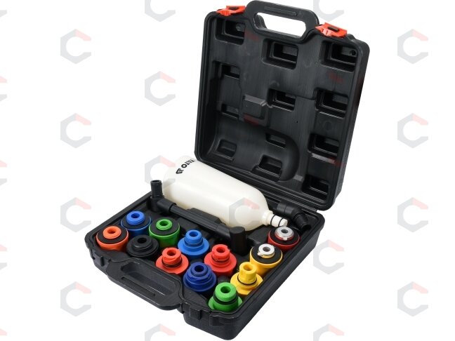 Alyvos piltuvo adapterių rinkinys | Plastikinis tipas | 15 vnt. (YT-06919) 1 Alyvos piltuvo adapterių rinkinys | Plastikinis tipas | 15 vnt. (YT-06919) 1