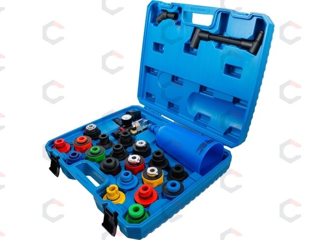 Alyvos piltuvo adapterių rinkinys | Plastikinis tipas | 24 vnt. (72213) 3