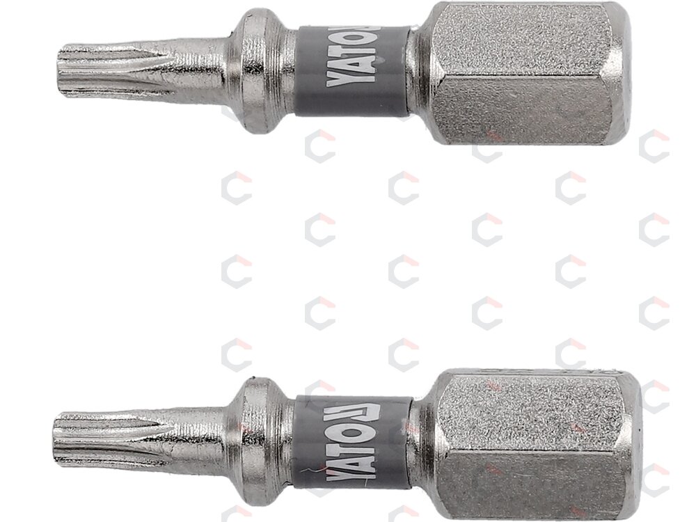 Antgaliai | 6,3 mm (1/4") | S2 Ni | T-Star (Torx) T10 | 2 vnt. (YT-78011) Antgaliai | 6,3 mm (1/4") | S2 Ni | T-Star (Torx) T10 | 2 vnt. (YT-78011)