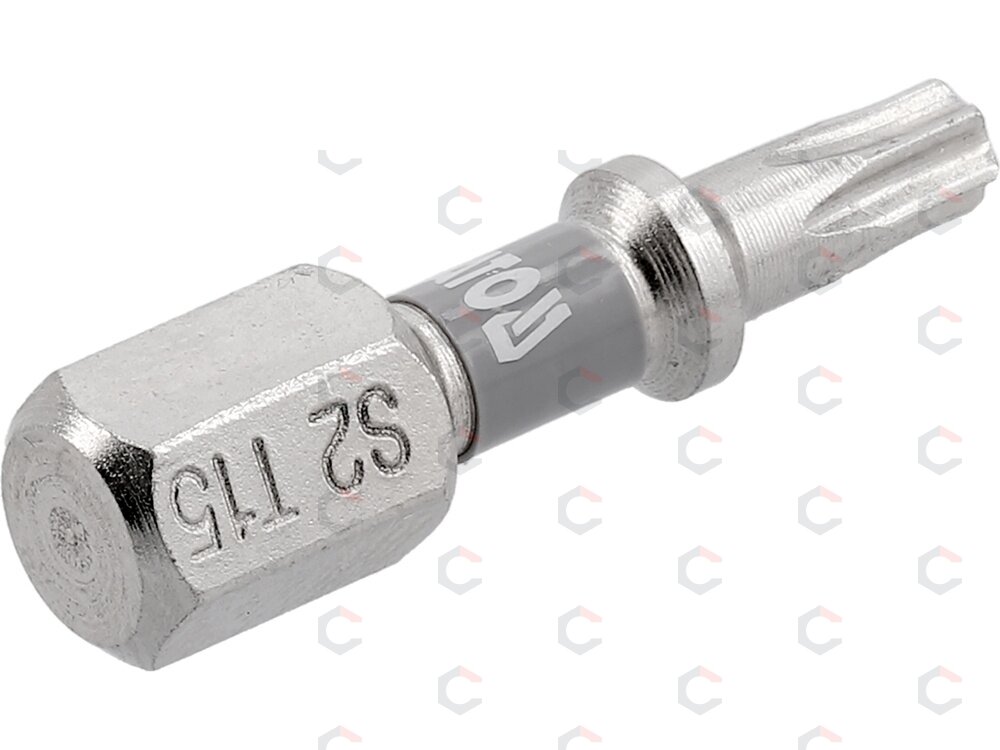 Antgaliai | 6,3 mm (1/4") | S2 Ni | T-Star (Torx) T15 | 2 vnt. (YT-78012) 2 Antgaliai | 6,3 mm (1/4") | S2 Ni | T-Star (Torx) T15 | 2 vnt. (YT-78012) 2