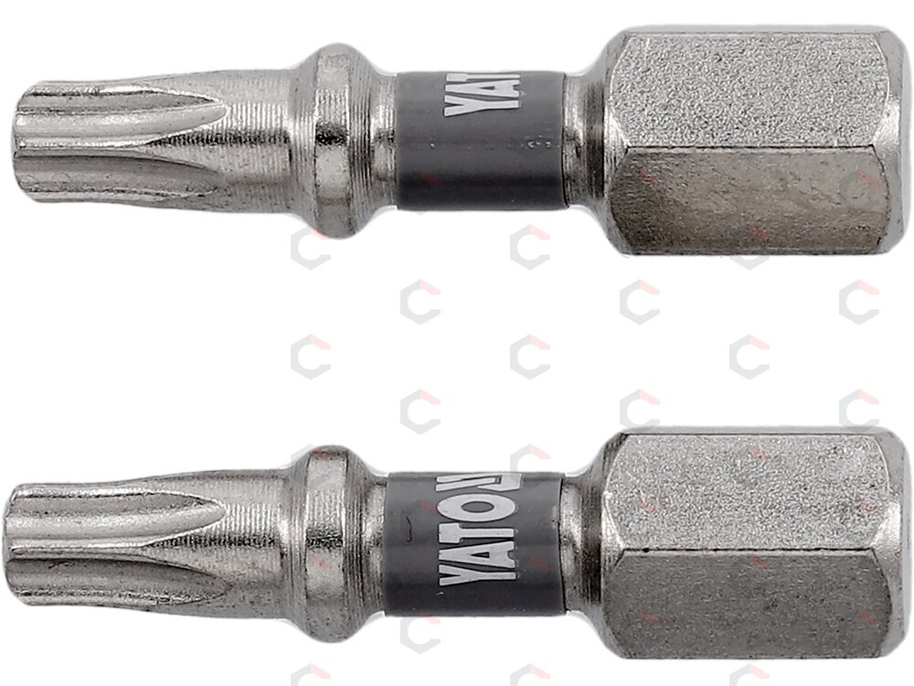 Antgaliai | 6,3 mm (1/4") | S2 Ni | T-Star (Torx) T20 | 2 vnt. (YT-78013) Antgaliai | 6,3 mm (1/4") | S2 Ni | T-Star (Torx) T20 | 2 vnt. (YT-78013)