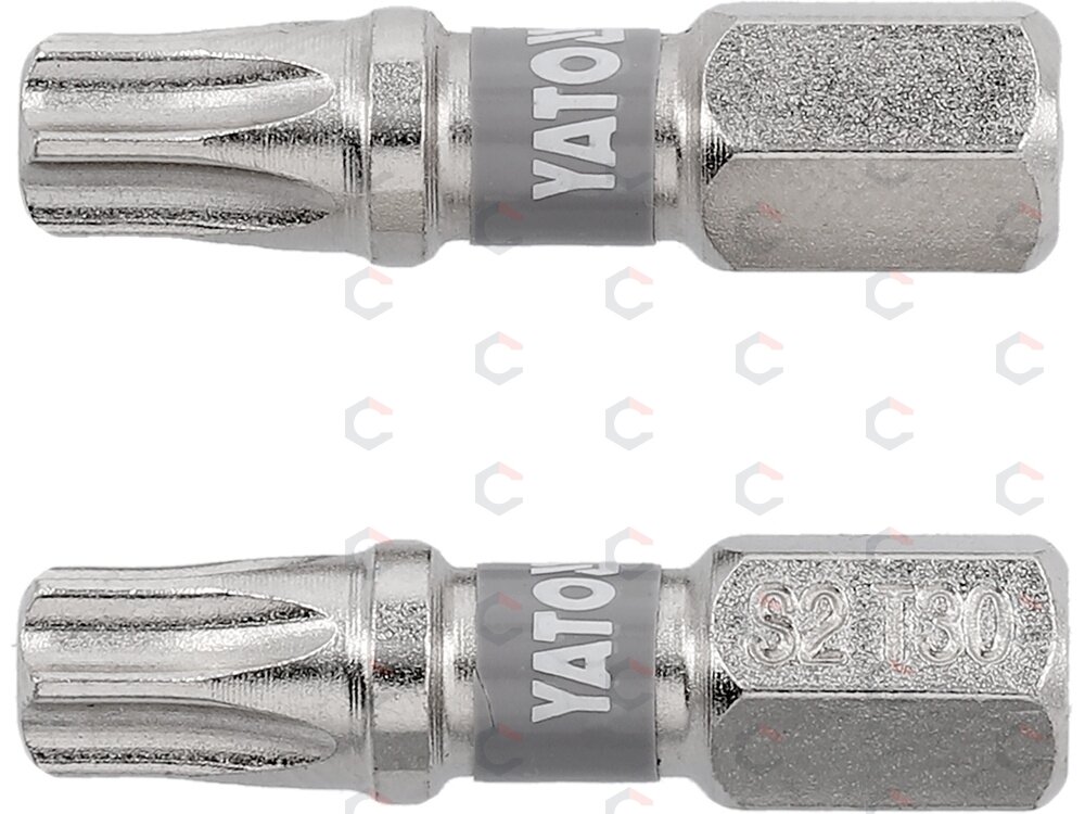 Antgaliai | 6,3 mm (1/4") | S2 Ni | T-Star (Torx) T30 | 2 vnt. (YT-78015)