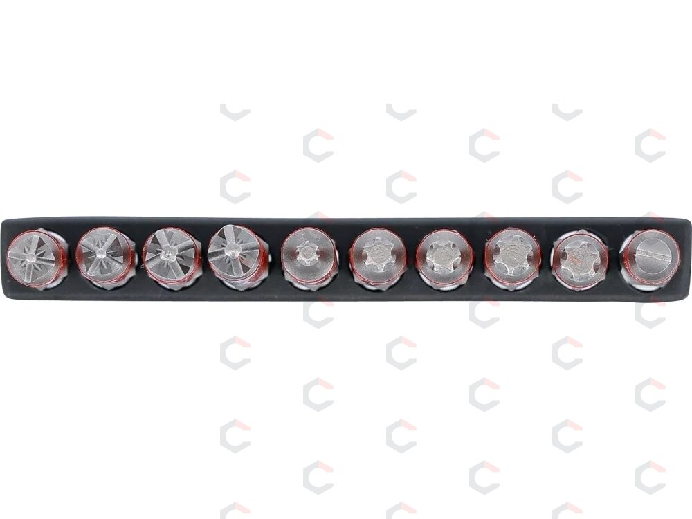 Neslystantys magnetiniai sukimo antgaliai | PZ, T ir SL profiliai | 1/4" | 70 mm | 10 vnt. (4831) 4