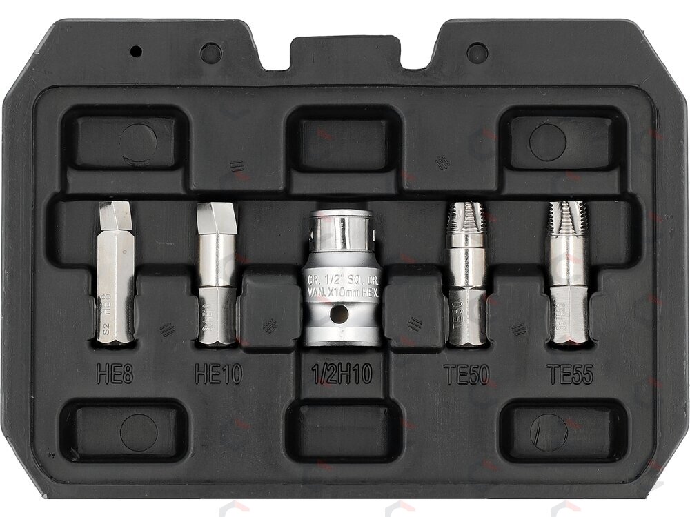 Antgalių rinkinys | sugadintiems T-Star (Torx) ir Hex | 19 vnt. (YT-04584) 1 Antgalių rinkinys | sugadintiems T-Star (Torx) ir Hex | 19 vnt. (YT-04584) 1