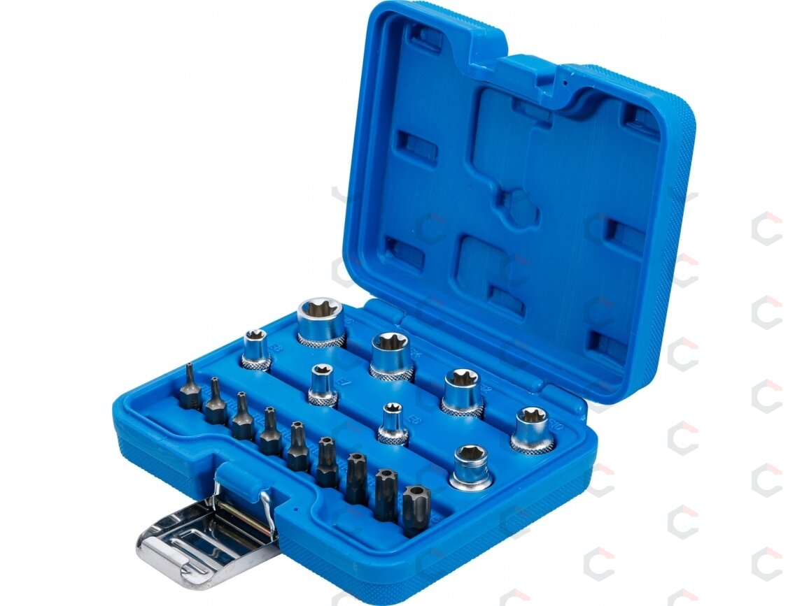 Antgalių rinkinys | E-Type / T-Star (Torx) | 17 vnt. (5023) 3