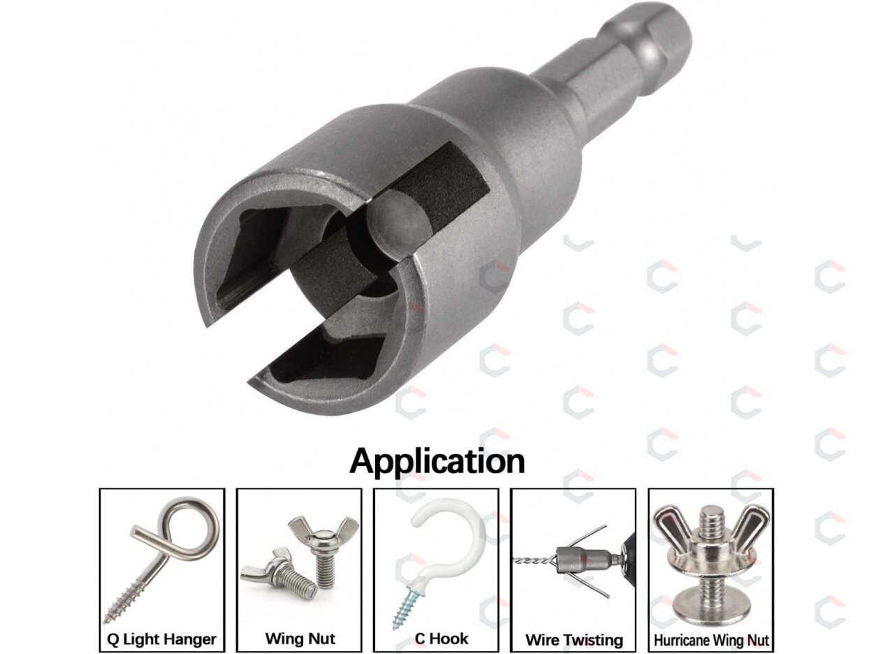 Antgalis / galvutė magnetinė | su išpjova | 6.3 mm (1/4") (PND14) Antgalis / galvutė magnetinė | su išpjova | 6.3 mm (1/4") (PND14)