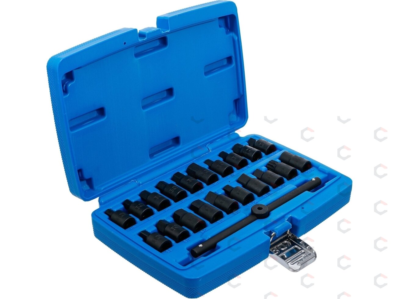Antgaliai atsukti alyvos išleidimo varžtams | 10 mm (3/8") | 21 vnt. (1014) Antgaliai atsukti alyvos išleidimo varžtams | 10 mm (3/8") | 21 vnt. (1014)