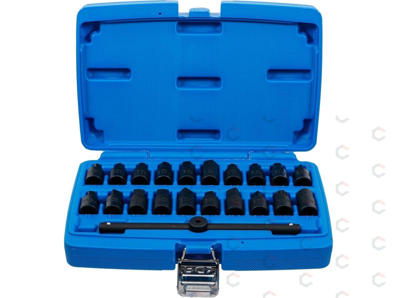 Antgaliai atsukti alyvos išleidimo varžtams | 10 mm (3/8") | 21 vnt. (1014) 1 Antgaliai atsukti alyvos išleidimo varžtams | 10 mm (3/8") | 21 vnt. (1014) 1