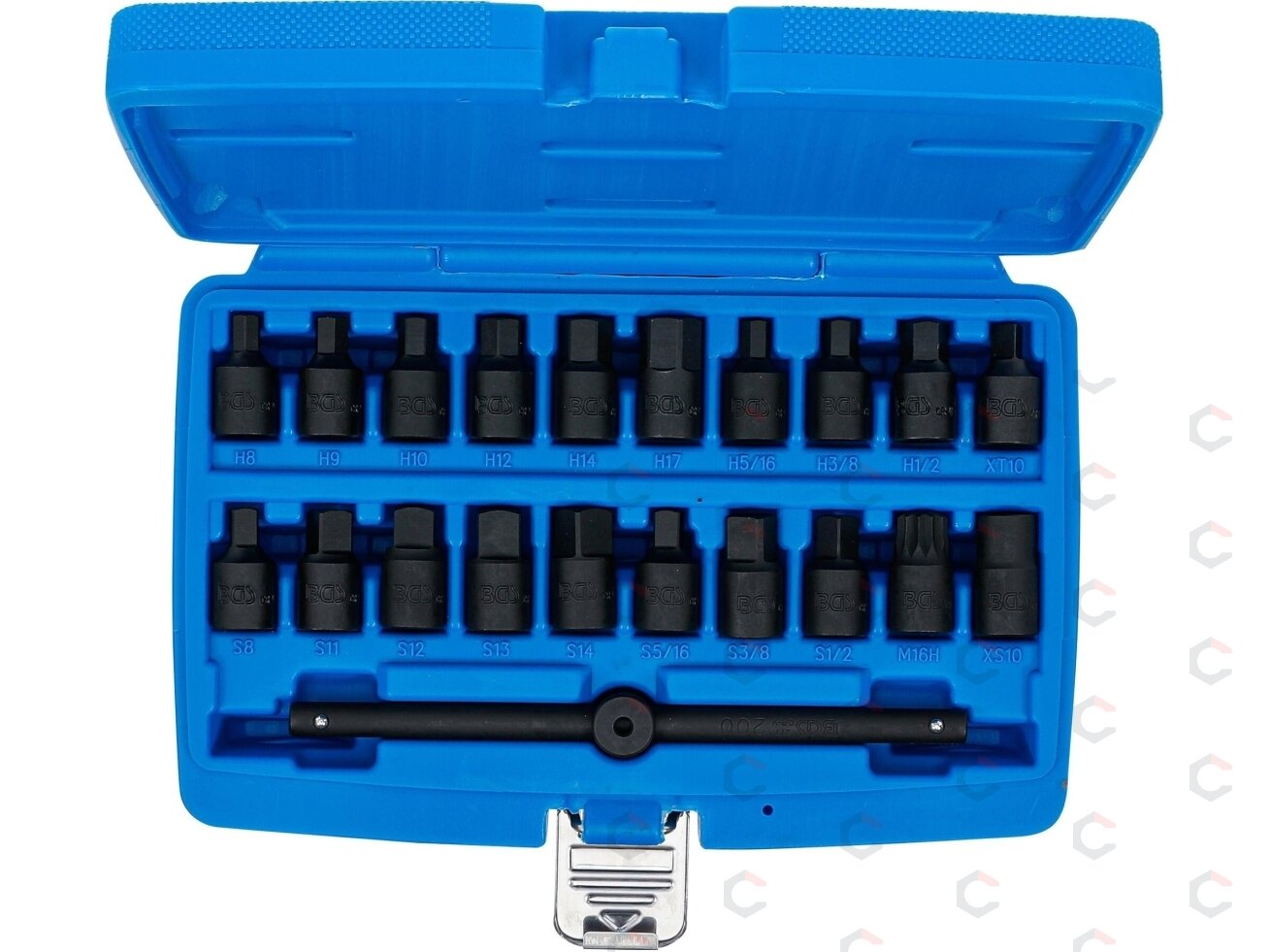 Antgaliai atsukti alyvos išleidimo varžtams | 10 mm (3/8") | 21 vnt. (1014) 3 Antgaliai atsukti alyvos išleidimo varžtams | 10 mm (3/8") | 21 vnt. (1014) 3