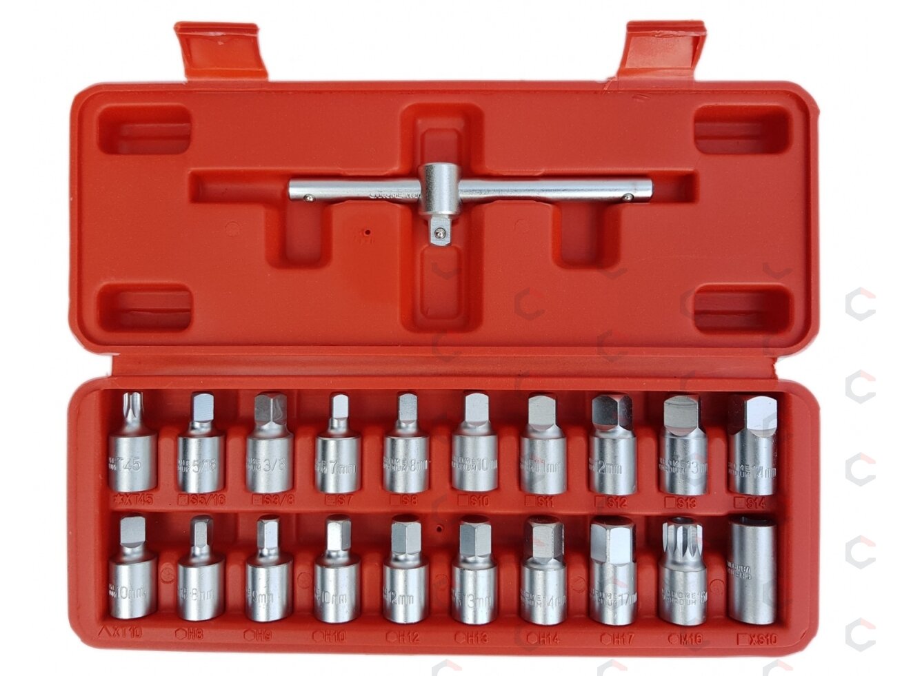 Antgaliai atsukti alyvos išleidimo varžtams | 10 mm (3/8") | 21 vnt. (SK1460B) Antgaliai atsukti alyvos išleidimo varžtams | 10 mm (3/8") | 21 vnt. (SK1460B)