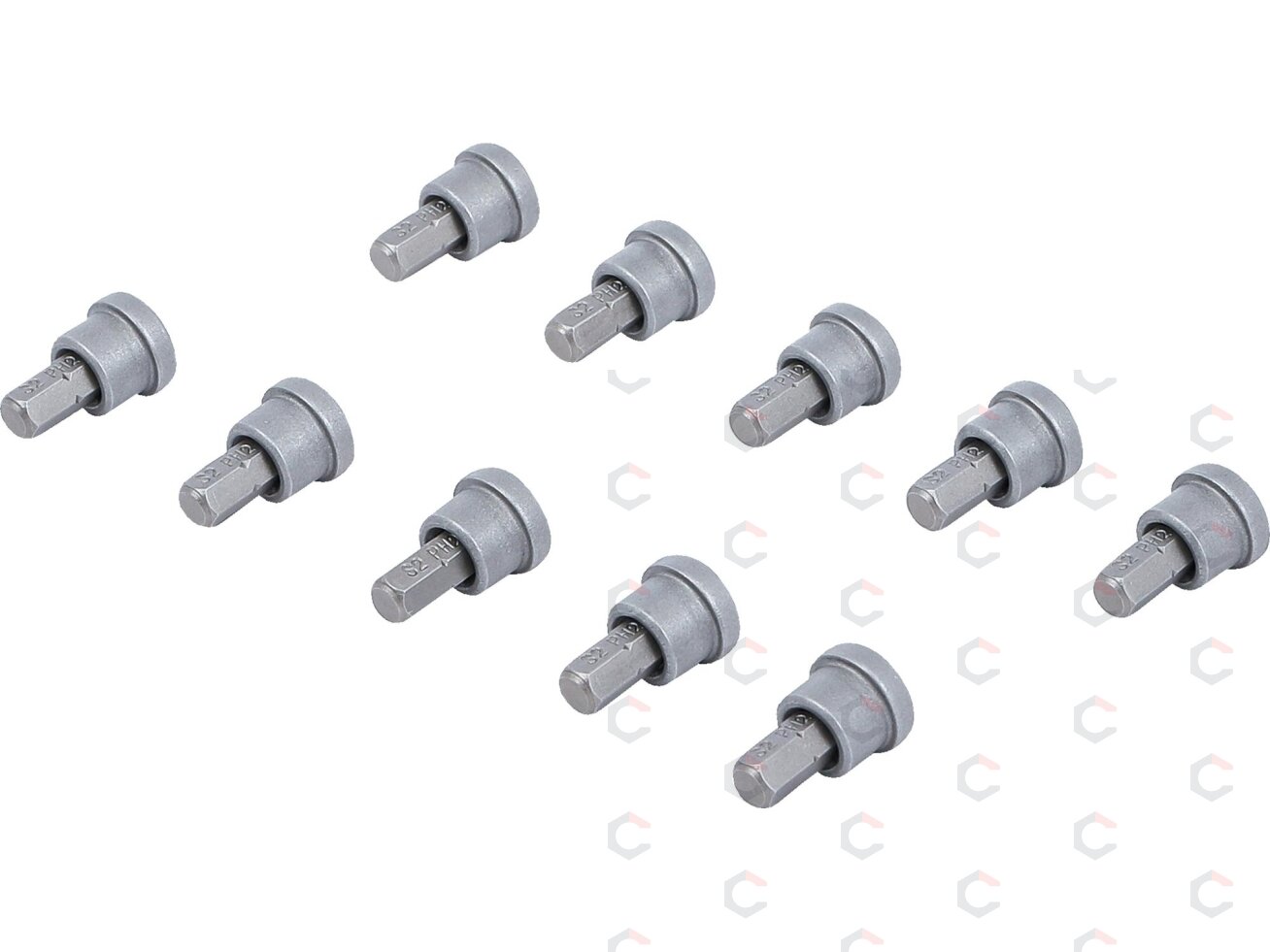 Antgaliai / ribotuvai | gipso plokštėms | 6.3 mm (1/4") | Kryžminiai PH 2 | 10 vnt. (50408) 1 Antgaliai / ribotuvai | gipso plokštėms | 6.3 mm (1/4") | Kryžminiai PH 2 | 10 vnt. (50408) 1