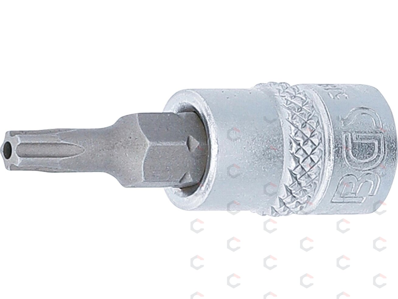 Antgalis 1/4" įpresuotas į galvutę su skyle, penkiakampis TS20x38mm (5184-TS20) Antgalis 1/4" įpresuotas į galvutę su skyle, penkiakampis TS20x38mm (5184-TS20)
