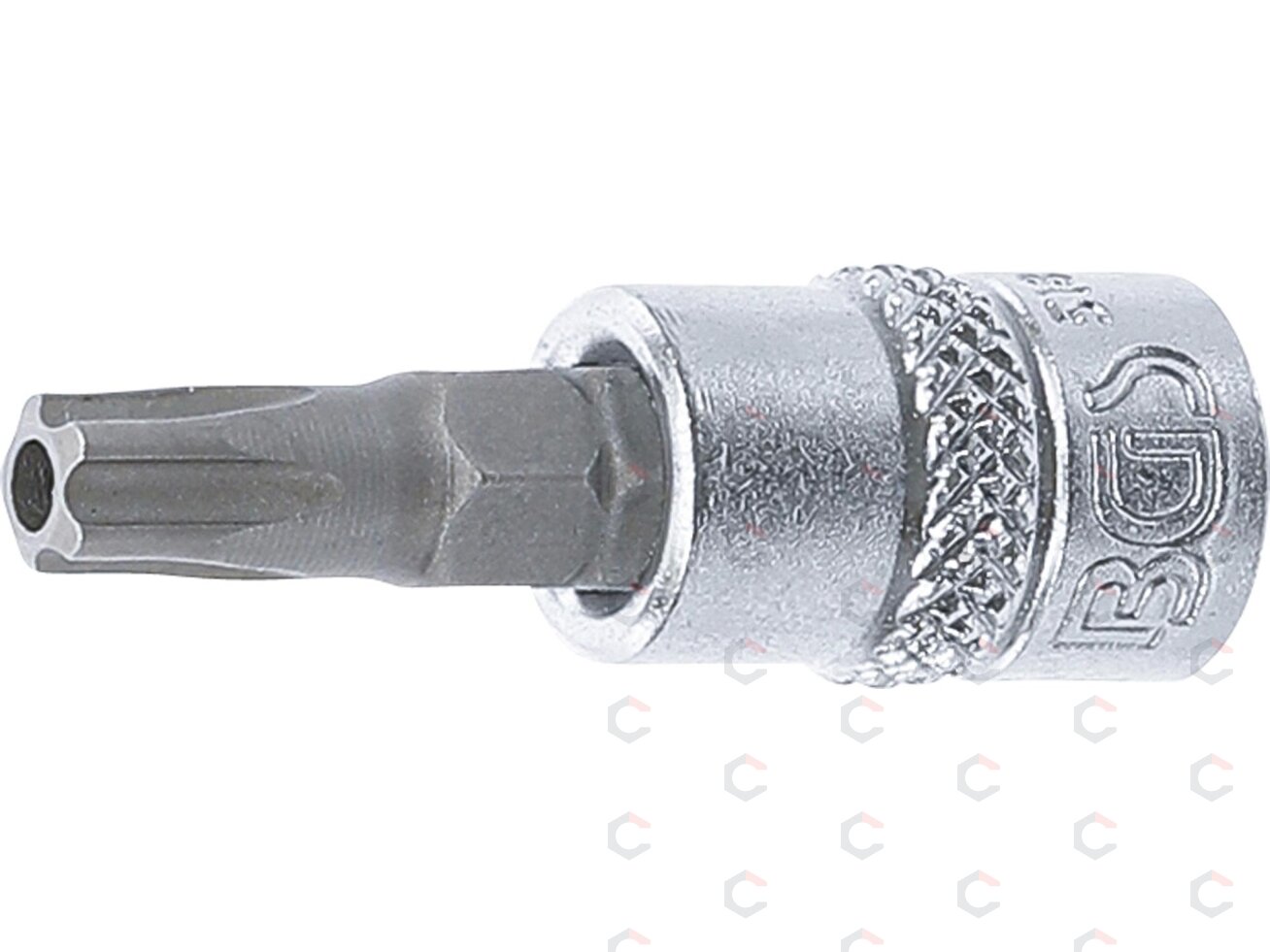 Antgalis 1/4" įpresuotas į galvutę su skyle, penkiakampis TS30x38mm (5184-TS30)