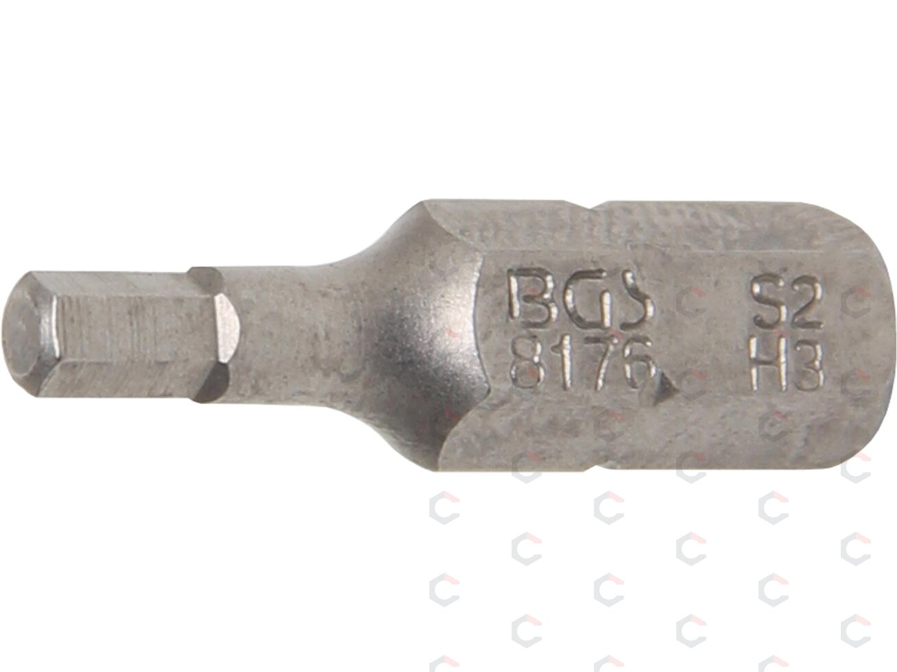 Antgalis | 6.3 mm (1/4") | hex šešiakampis 3 mm (8176) Antgalis | 6.3 mm (1/4") | hex šešiakampis 3 mm (8176)