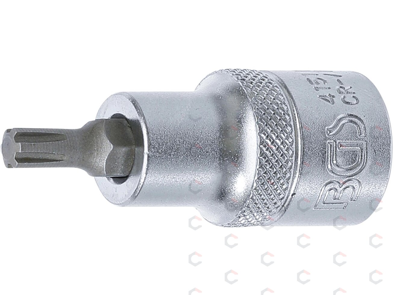 Antgalis | ilgis 55 mm | 12,5 mm (1/2") | Spline (Ribe) M6 (4151) Antgalis | ilgis 55 mm | 12,5 mm (1/2") | Spline (Ribe) M6 (4151)