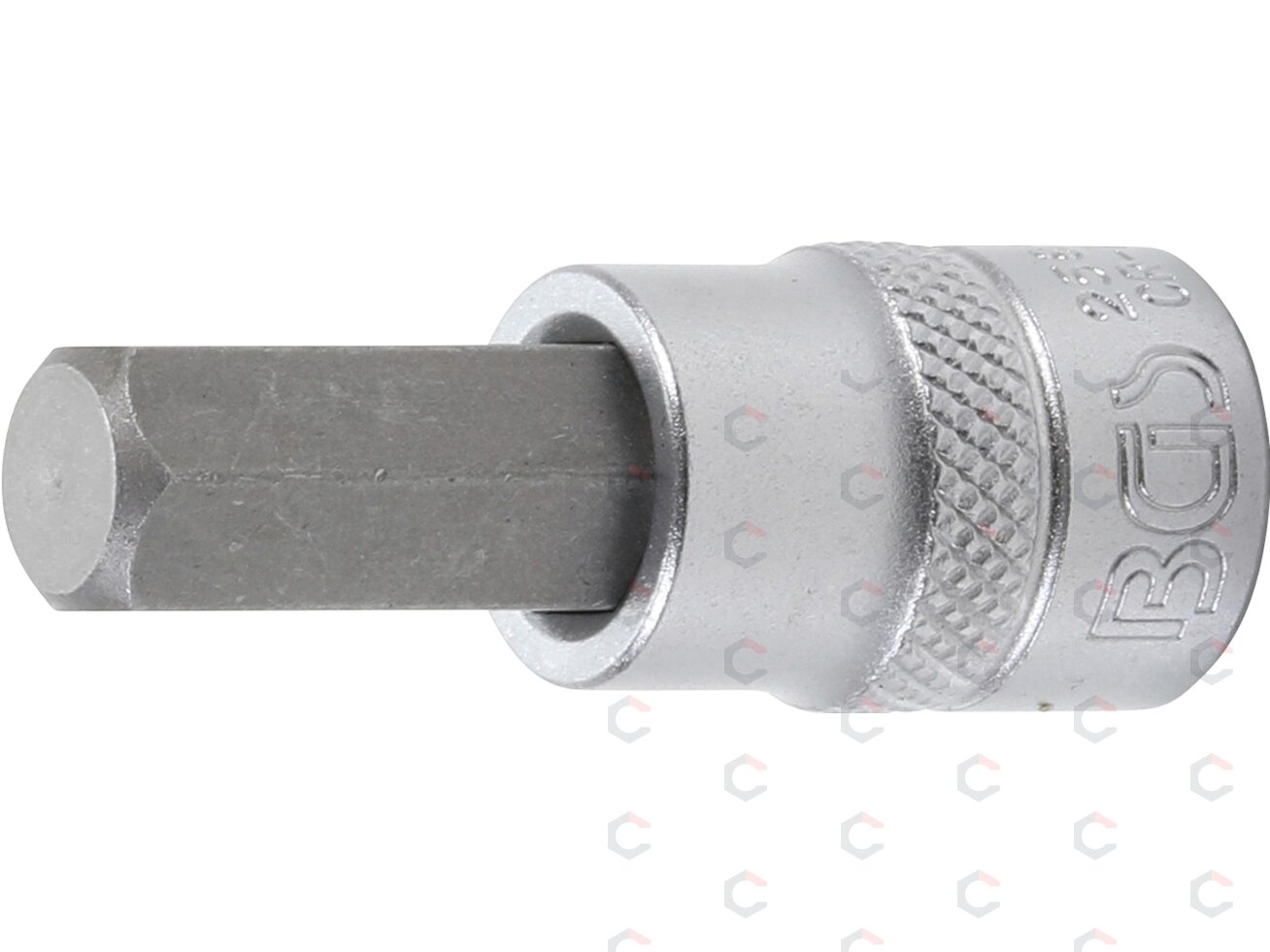 Antgalis įpresuotas į galvutę | 10 mm (3/8") | hex šešiakampis 12 mm (2584) Antgalis įpresuotas į galvutę | 10 mm (3/8") | hex šešiakampis 12 mm (2584)