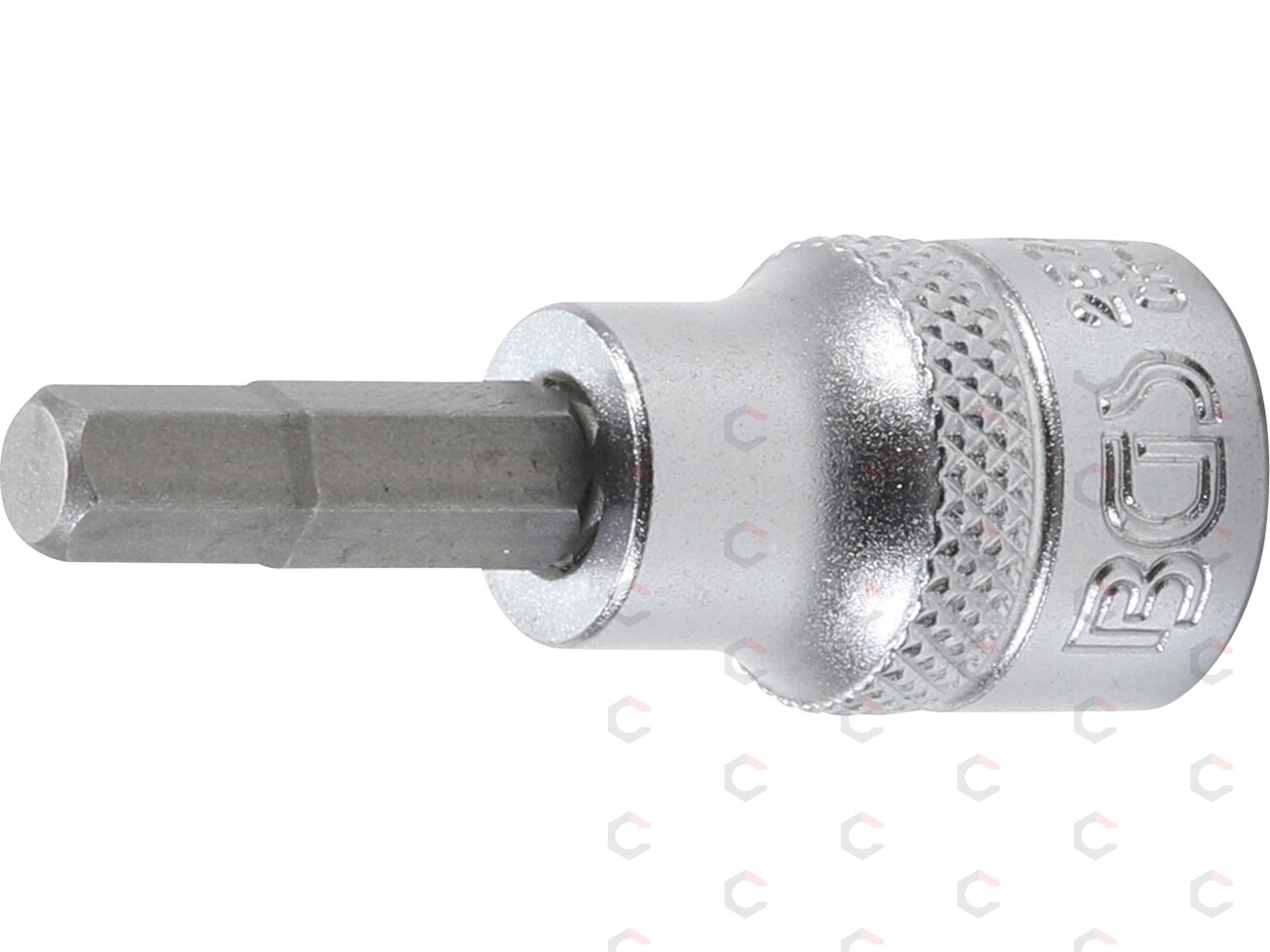 Antgalis įpresuotas į galvutę | 10 mm (3/8") | hex šešiakampis 6 mm (2579) Antgalis įpresuotas į galvutę | 10 mm (3/8") | hex šešiakampis 6 mm (2579)