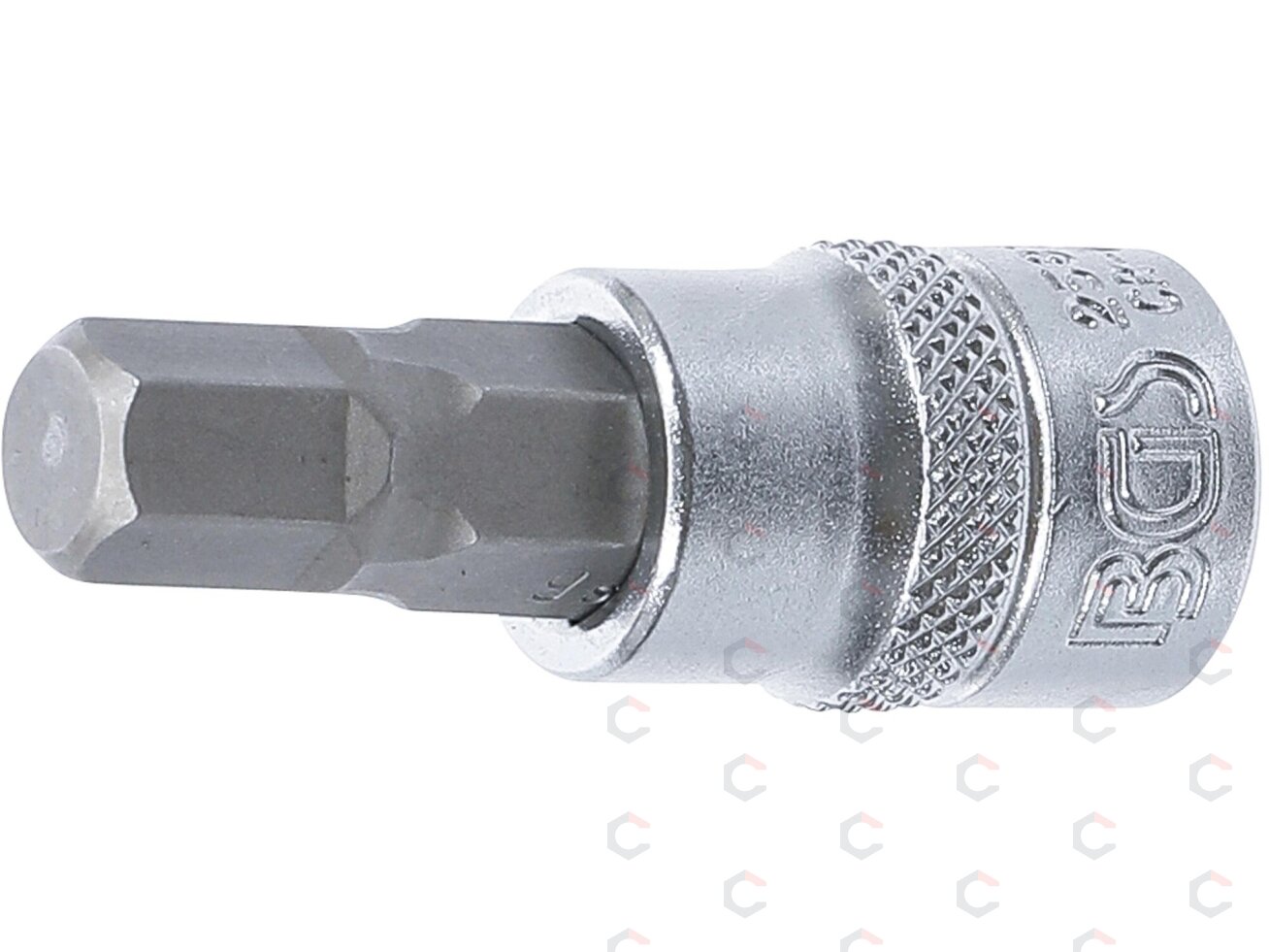 Antgalis įpresuotas į galvutę | 10 mm (3/8") | hex šešiakampis 9 mm (2583)