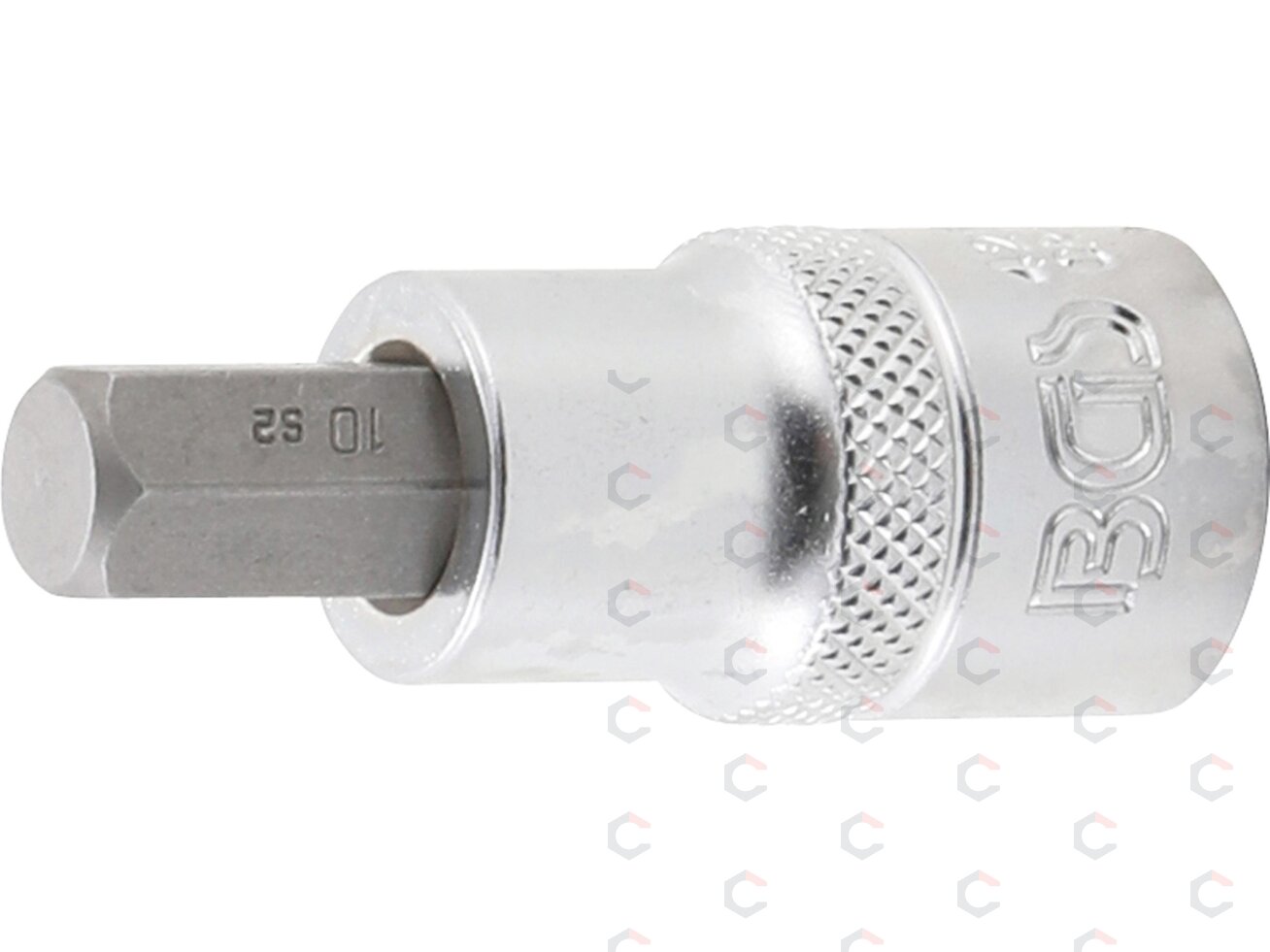 Antgalis įpresuotas į galvutę | 12,5 mm (1/2") | hex šešiakampis 10 mm (4255) Antgalis įpresuotas į galvutę | 12,5 mm (1/2") | hex šešiakampis 10 mm (4255)
