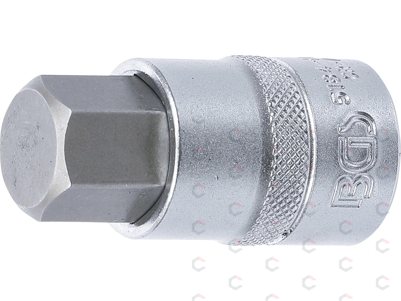 Antgalis įpresuotas į galvutę | 12,5 mm (1/2") | hex šešiakampis 19 mm (5184-H19)