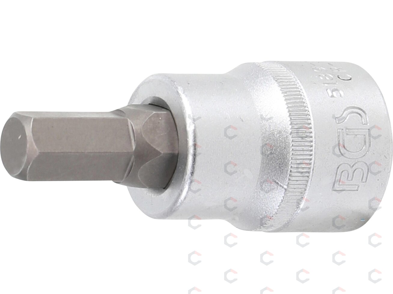 Antgalis įpresuotas į galvutę | 20 mm (3/4") | Hex šešiakampis 14 mm (5189-H14) Antgalis įpresuotas į galvutę | 20 mm (3/4") | Hex šešiakampis 14 mm (5189-H14)