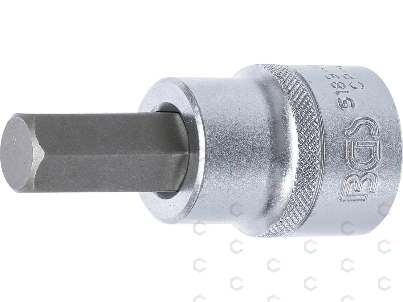 Antgalis įpresuotas į galvutę | 20 mm (3/4") | Hex šešiakampis 17 mm (5189-H17) Antgalis įpresuotas į galvutę | 20 mm (3/4") | Hex šešiakampis 17 mm (5189-H17)