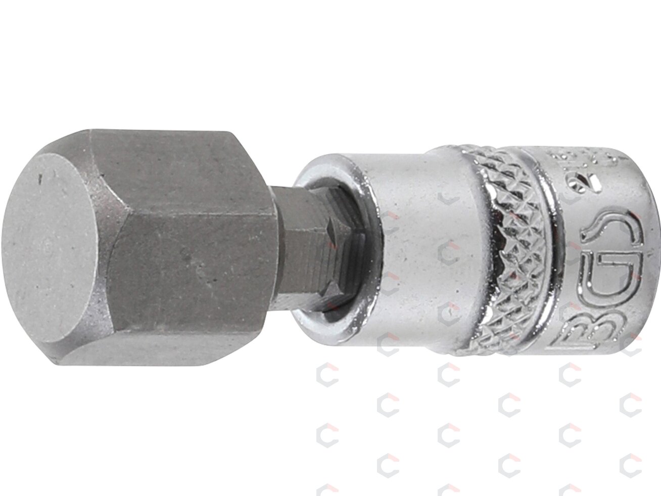 Antgalis įpresuotas į galvutę | 6,3 mm (1/4") | hex šešiakampis 12 mm (2161-12)