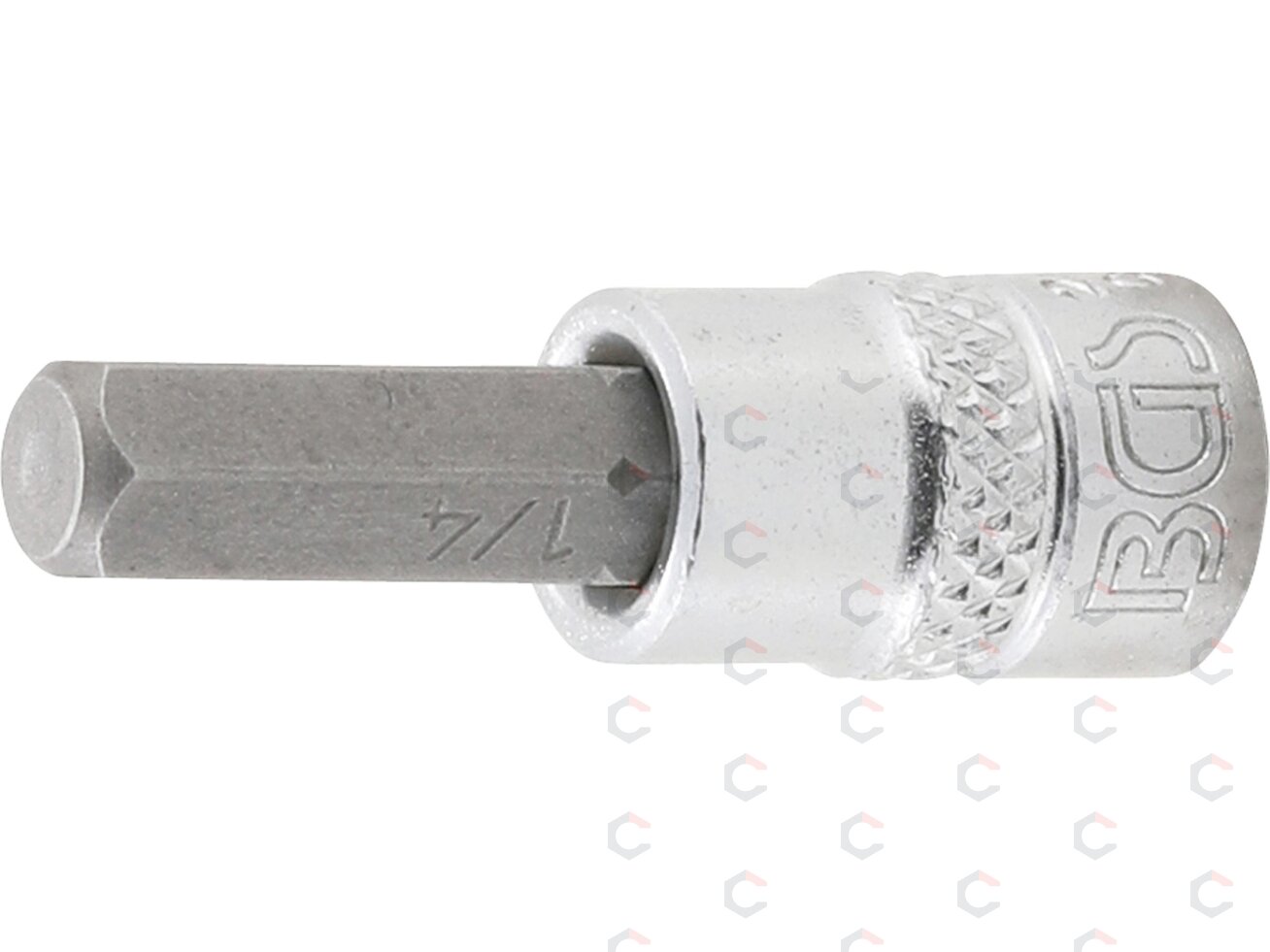 Antgalis įpresuotas į galvutę | 6.3 mm (1/4") | hex šešiakampis 1/4" (2745)