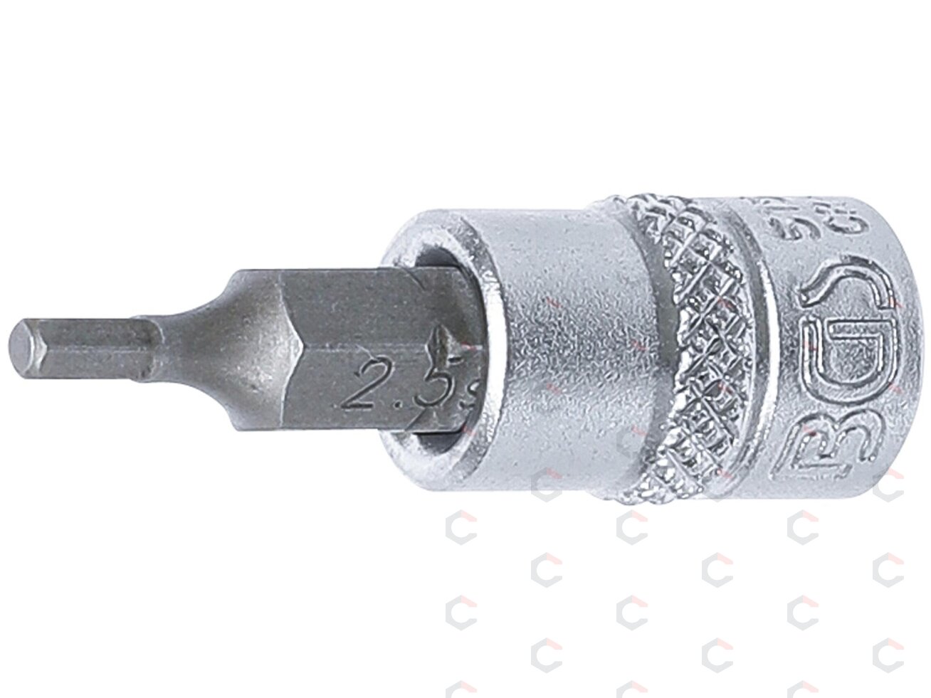 Antgalis įpresuotas į galvutę | 6,3 mm (1/4") | hex šešiakampis 2.5 mm (5154) Antgalis įpresuotas į galvutę | 6,3 mm (1/4") | hex šešiakampis 2.5 mm (5154)