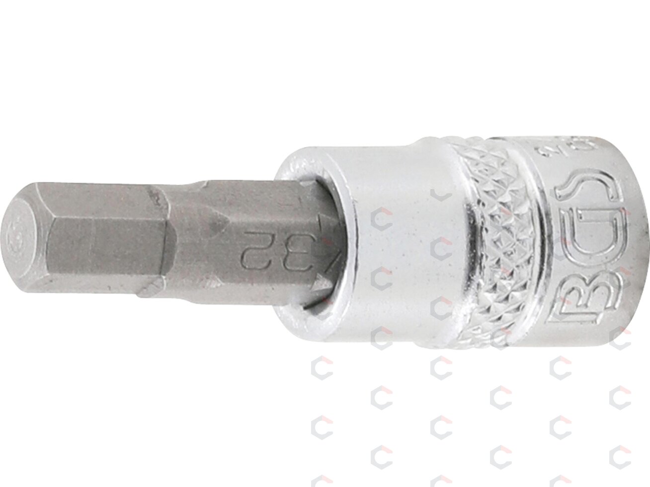 Antgalis įpresuotas į galvutę | 6.3 mm (1/4") | hex šešiakampis 7/32" (2744) Antgalis įpresuotas į galvutę | 6.3 mm (1/4") | hex šešiakampis 7/32" (2744)