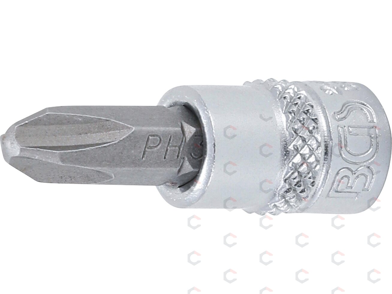 Antgalis įpresuotas į galvutę | 6,3 mm (1/4") | Kryžminis PH3 (2489) Antgalis įpresuotas į galvutę | 6,3 mm (1/4") | Kryžminis PH3 (2489)