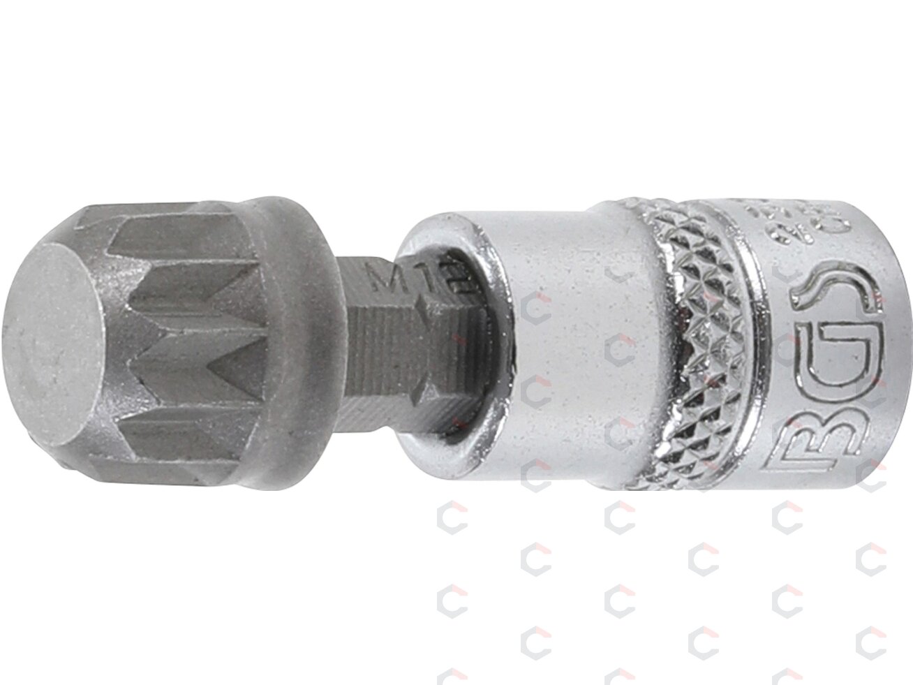 Antgalis įpresuotas į galvutę | 6.3 mm (1/4") | Spline (XZN) M12 (2507) Antgalis įpresuotas į galvutę | 6.3 mm (1/4") | Spline (XZN) M12 (2507)