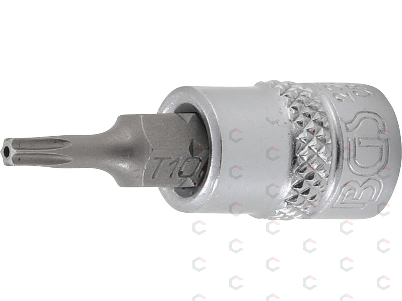 Antgalis įpresuotas į galvutę | 6.3 mm (1/4") | T-Star su skyle (Torx) T10 (2357) Antgalis įpresuotas į galvutę | 6.3 mm (1/4") | T-Star su skyle (Torx) T10 (2357)