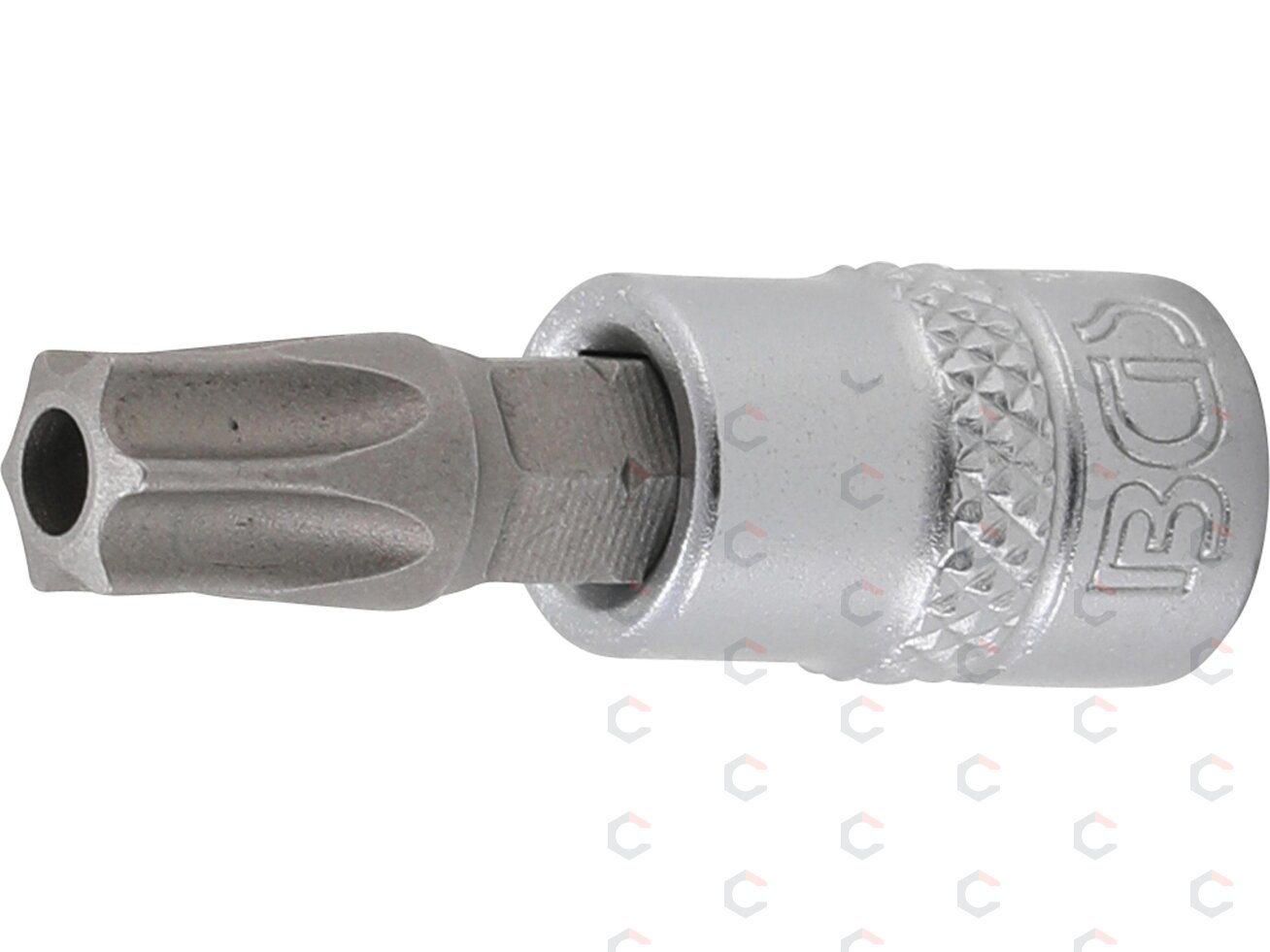 Antgalis įpresuotas į galvutę | 6.3 mm (1/4") | T-star su skyle (Torx) T45 (2165-T45) Antgalis įpresuotas į galvutę | 6.3 mm (1/4") | T-star su skyle (Torx) T45 (2165-T45)