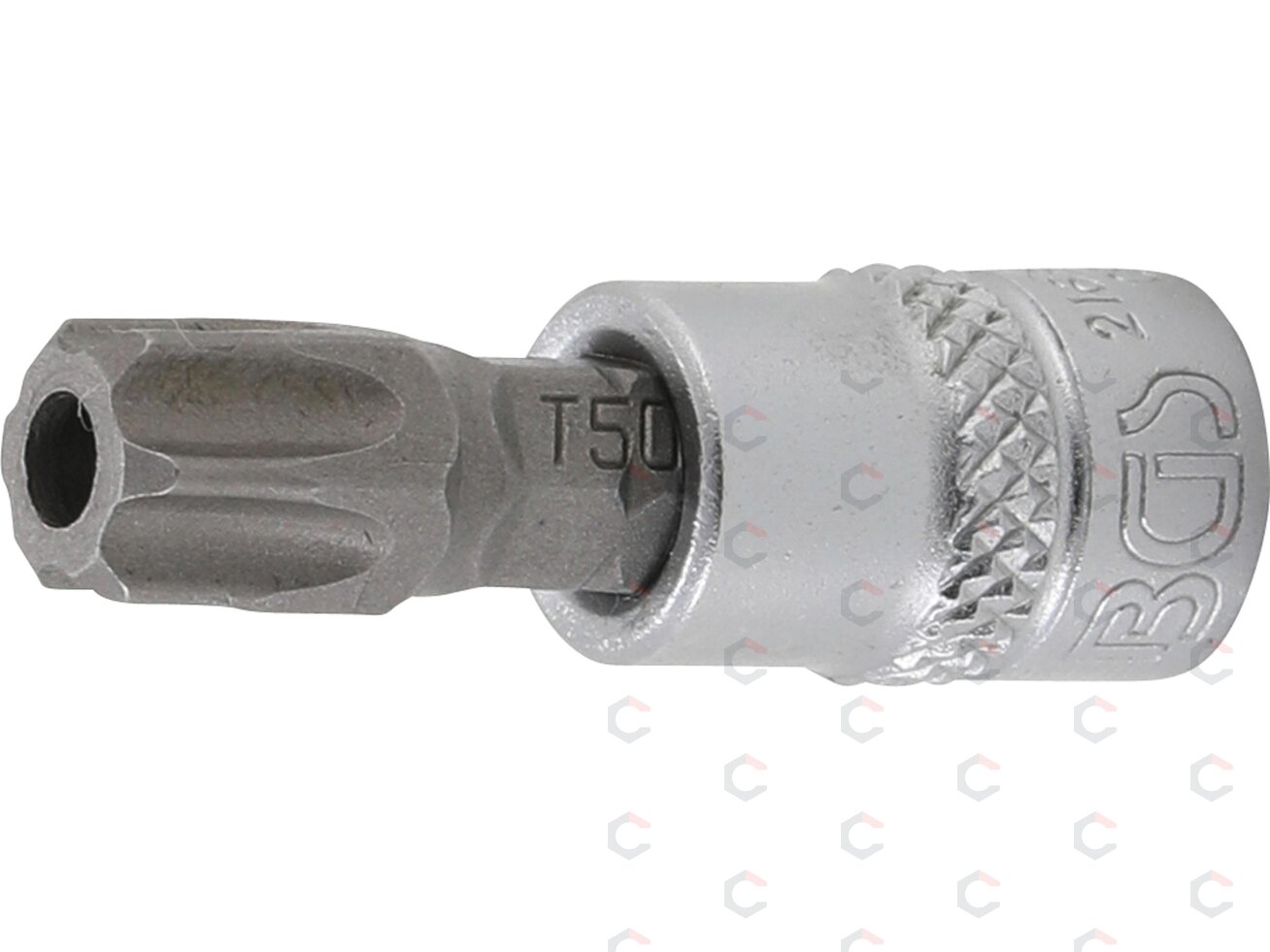 Antgalis įpresuotas į galvutę | 6.3 mm (1/4") | T-star su skyle (Torx) T50 (2165-T50) Antgalis įpresuotas į galvutę | 6.3 mm (1/4") | T-star su skyle (Torx) T50 (2165-T50)