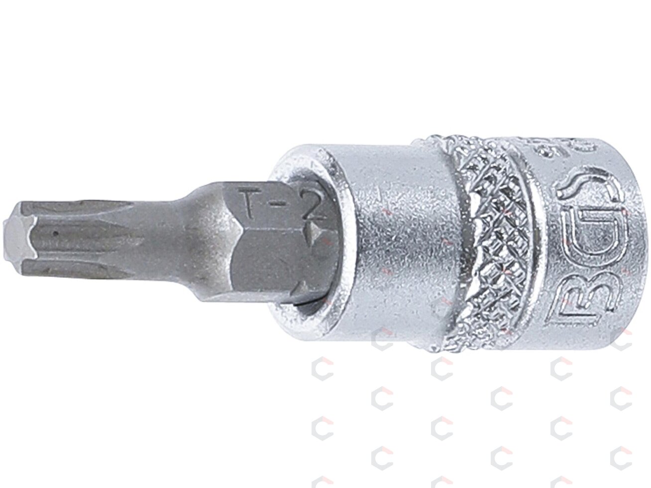 Antgalis įpresuotas į galvutę | 6.3 mm (1/4") | T-Star (Torx) T25 (2593) Antgalis įpresuotas į galvutę | 6.3 mm (1/4") | T-Star (Torx) T25 (2593)