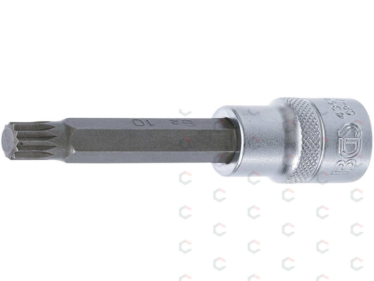Antgalis įpresuotas į galvutę | ilgis 100 mm | 12,5 mm (1/2") | Spline (XZN) | M10 (4362) Antgalis įpresuotas į galvutę | ilgis 100 mm | 12,5 mm (1/2") | Spline (XZN) | M10 (4362)