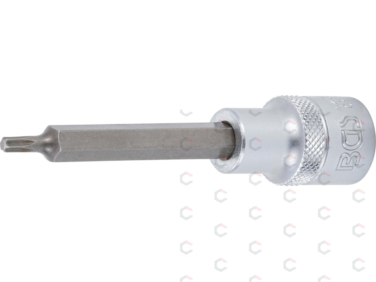 Antgalis įpresuotas į galvutę | ilgis 100 mm | 12,5 mm (1/2") | T-star (Torx) T20 (4469)