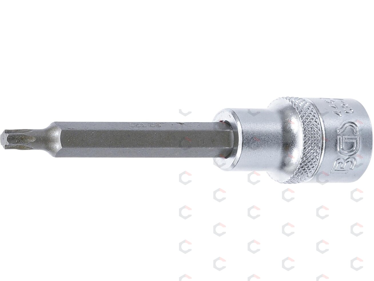 Antgalis įpresuotas į galvutę | ilgis 100 mm | 12,5 mm (1/2") | T-star (Torx) T27 (4467) Antgalis įpresuotas į galvutę | ilgis 100 mm | 12,5 mm (1/2") | T-star (Torx) T27 (4467)