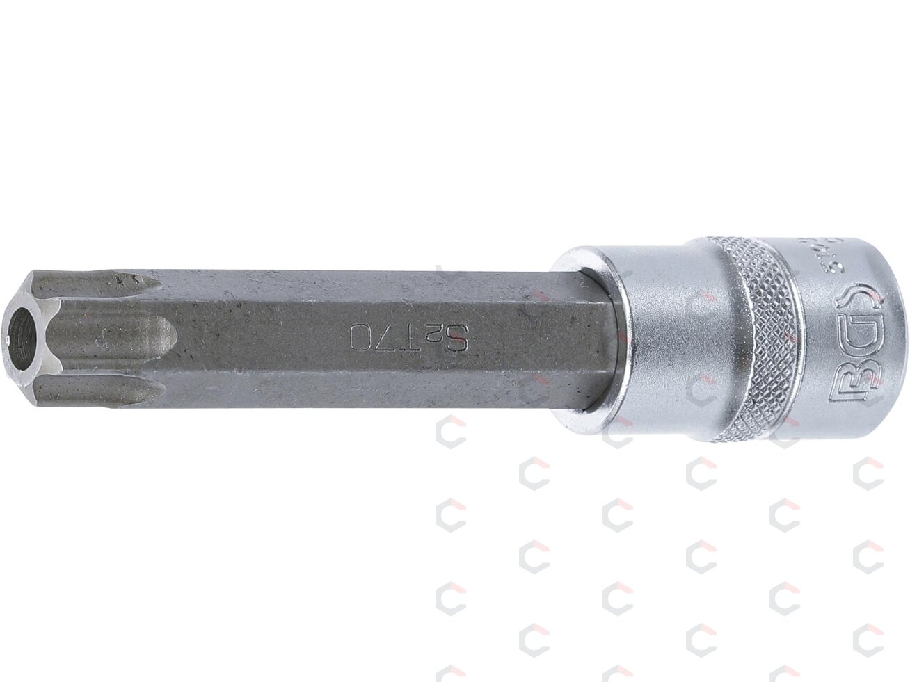 Antgalis įpresuotas į galvutę | ilgis 110 mm | 12,5 mm (1/2") | T-star su skyle (Torx) T70 (5103-TB70) Antgalis įpresuotas į galvutę | ilgis 110 mm | 12,5 mm (1/2") | T-star su skyle (Torx) T70 (5103-TB70)